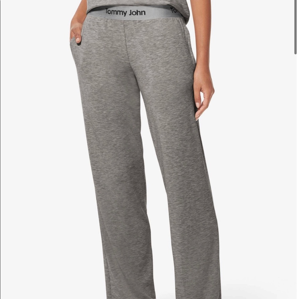 Tommy John Second Skin Sleep Pant in Medium Heather Gray XS SHORT